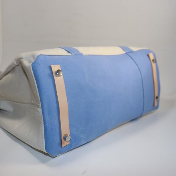 Handmade Upcycled Boat and Tote Bag – Blue Trim – Brand New - Picture 5 of 6